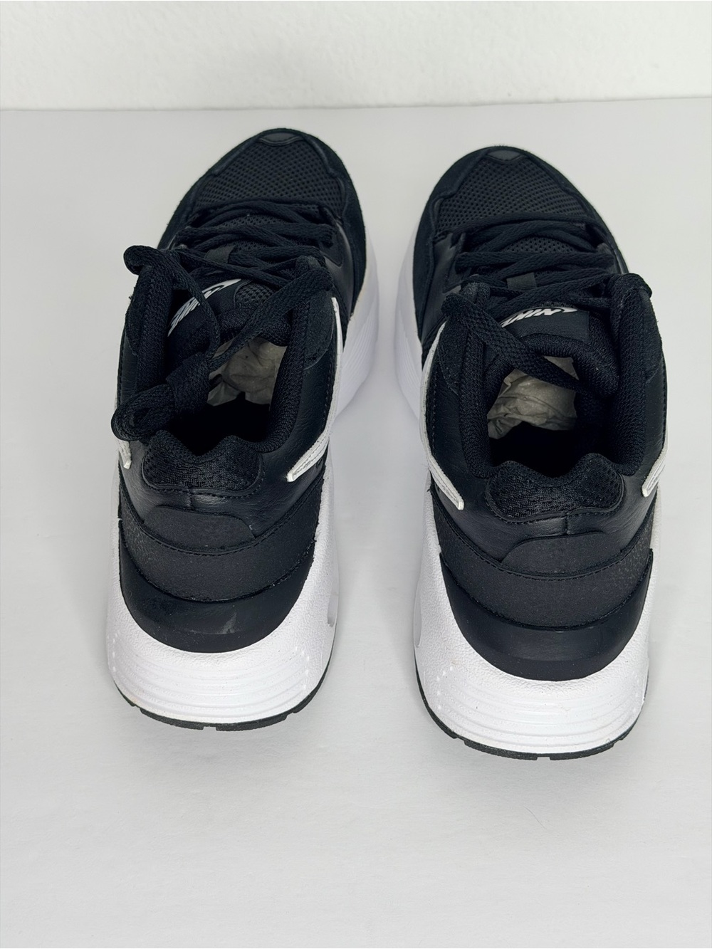 Nike Women’s Air Max Fusion Black/White NWB Sz 9 - Picture 4 of 6